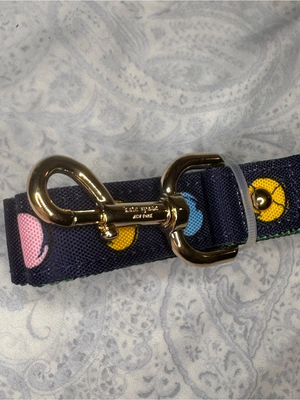 kate spade Navy Polka Dot Pet Leash